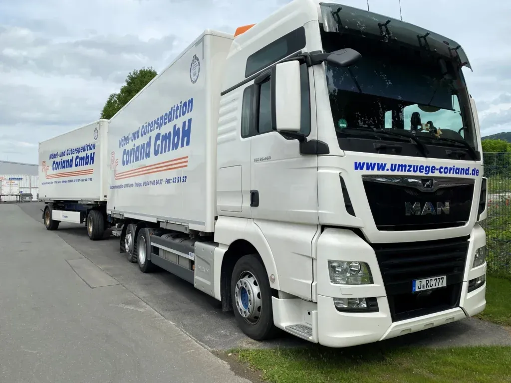 Ein LKW von Coriand Umzüge