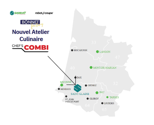 Carte de la zone d'intervention de notre entreprise