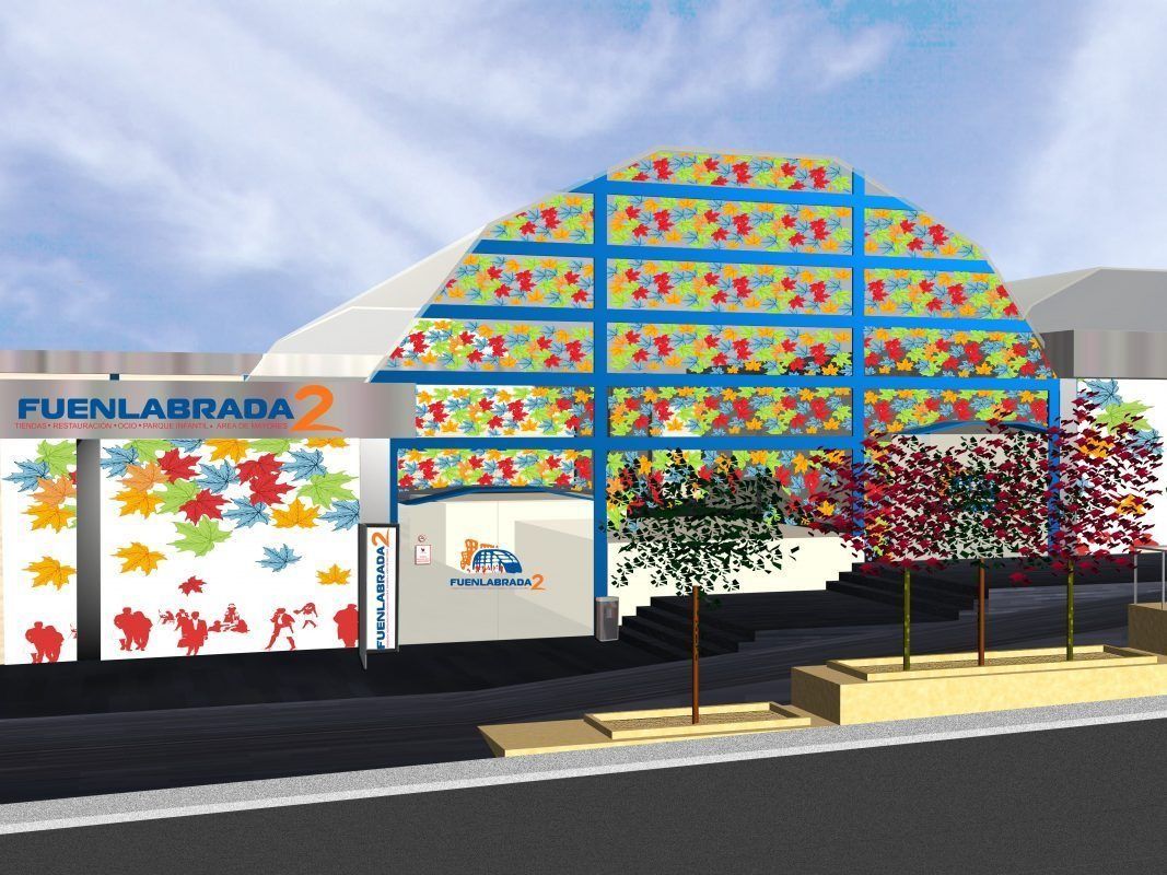 Impresión artística del edificio Fuenlabrada 2