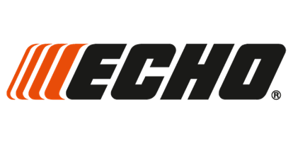 Das Echo-Logo ist schwarz und orange auf weißem Hintergrund.