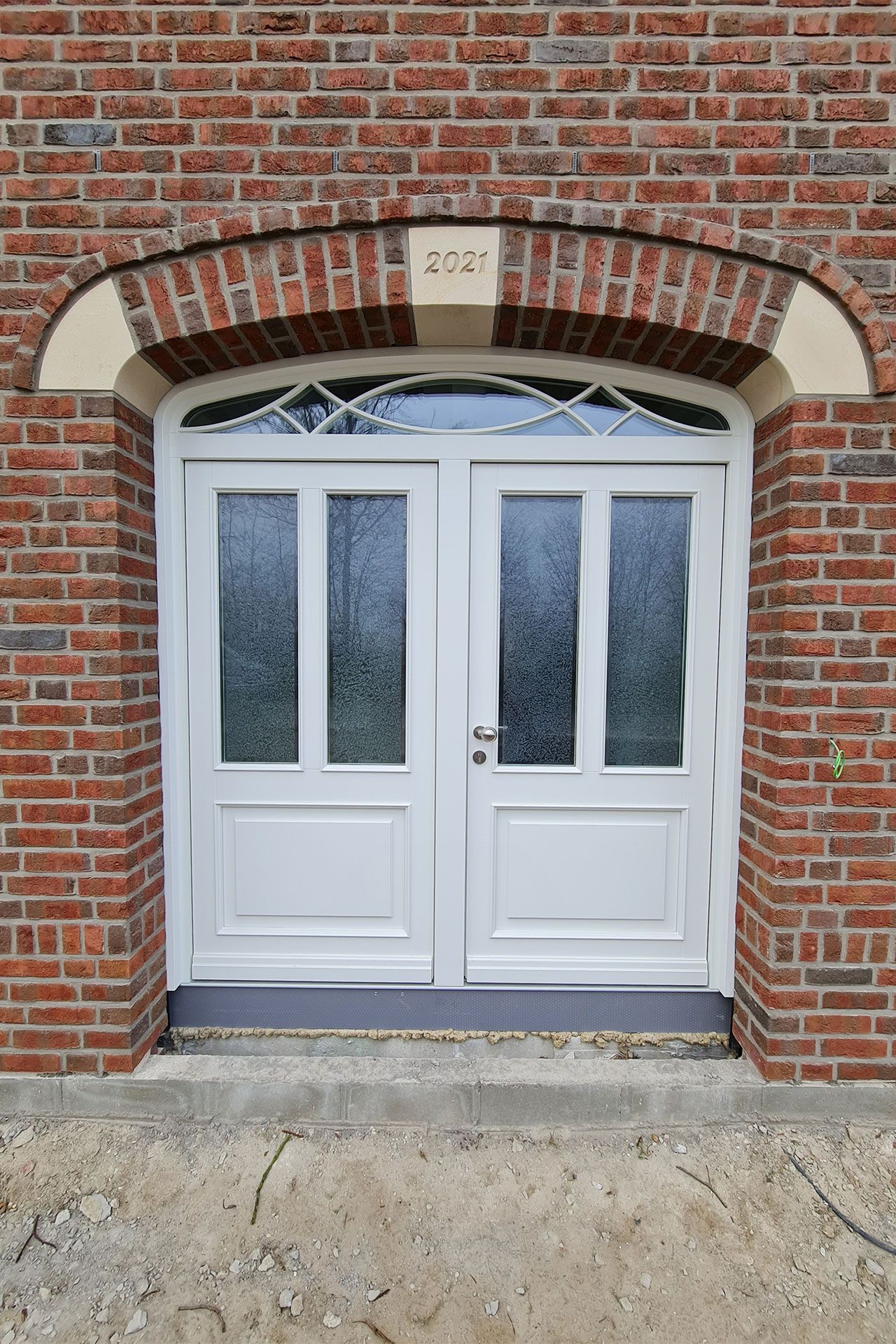 Die Eingangstür eines Hauses