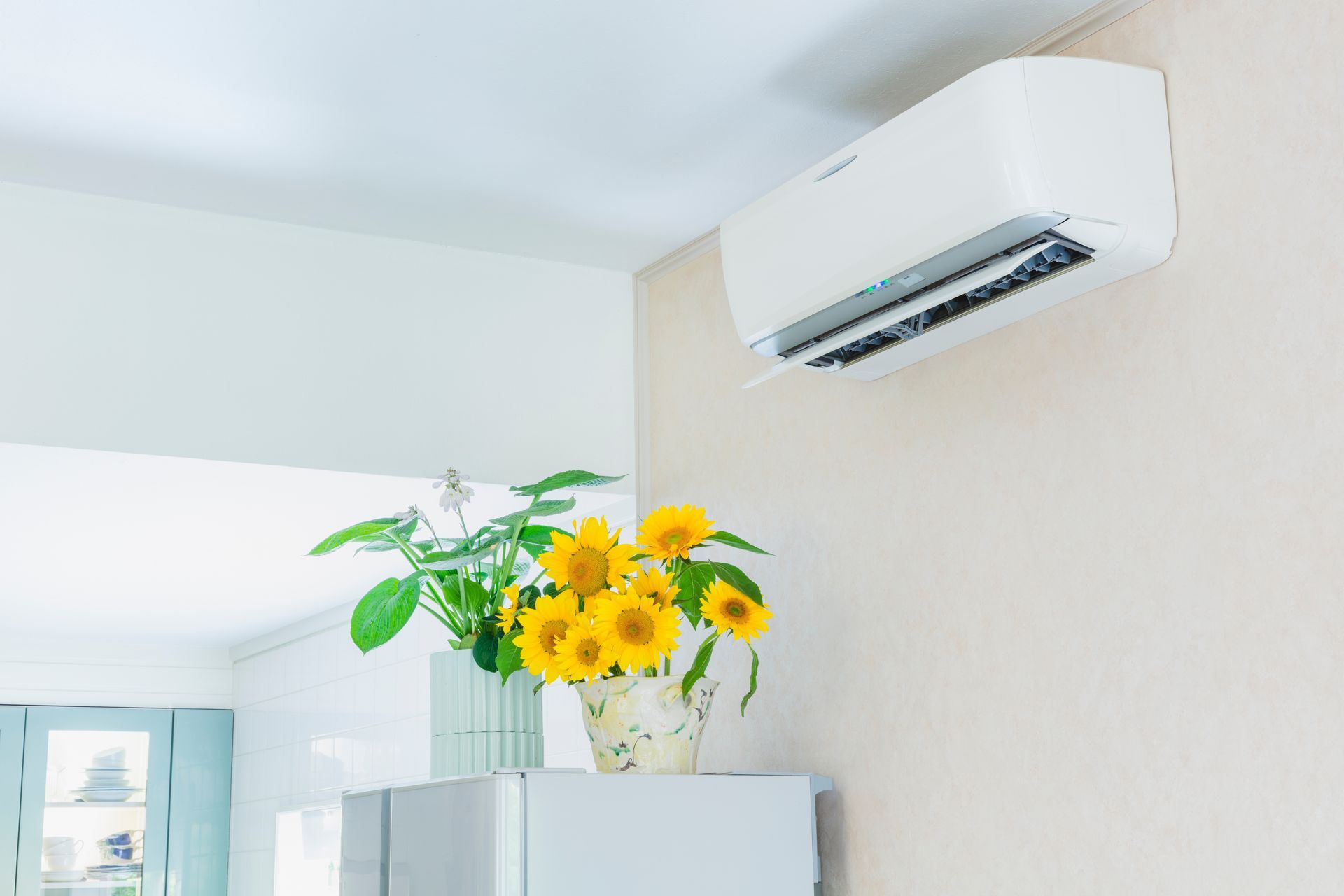 Une climatisation dans un salon.