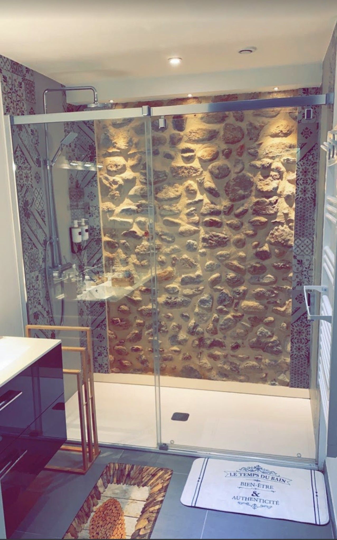 Douche à l'italienne