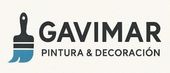 Logotipo de GAVIMAR Pintura y Decoración con el icono de un pincel.