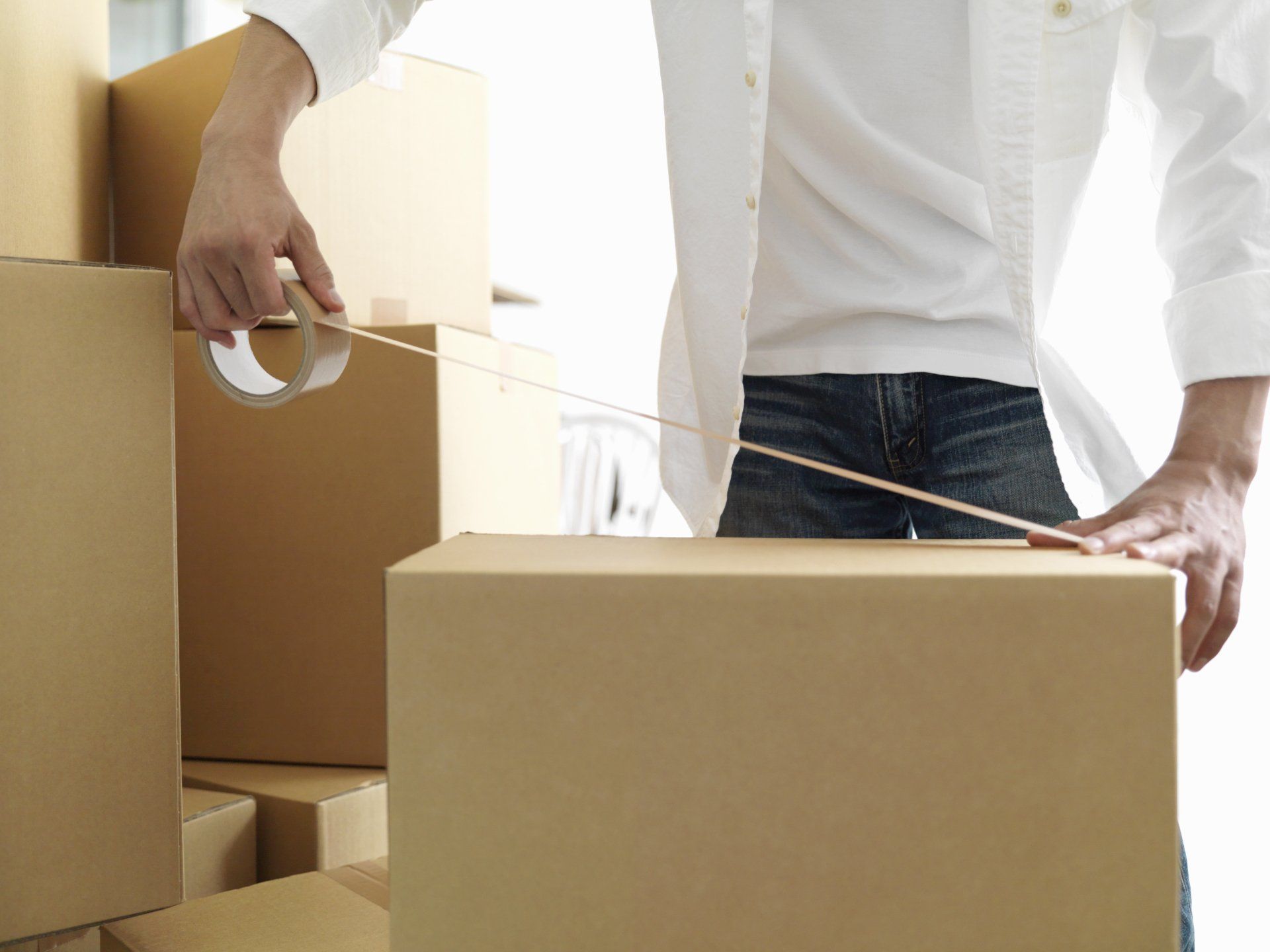 Achat de fournitures pour un déménagement