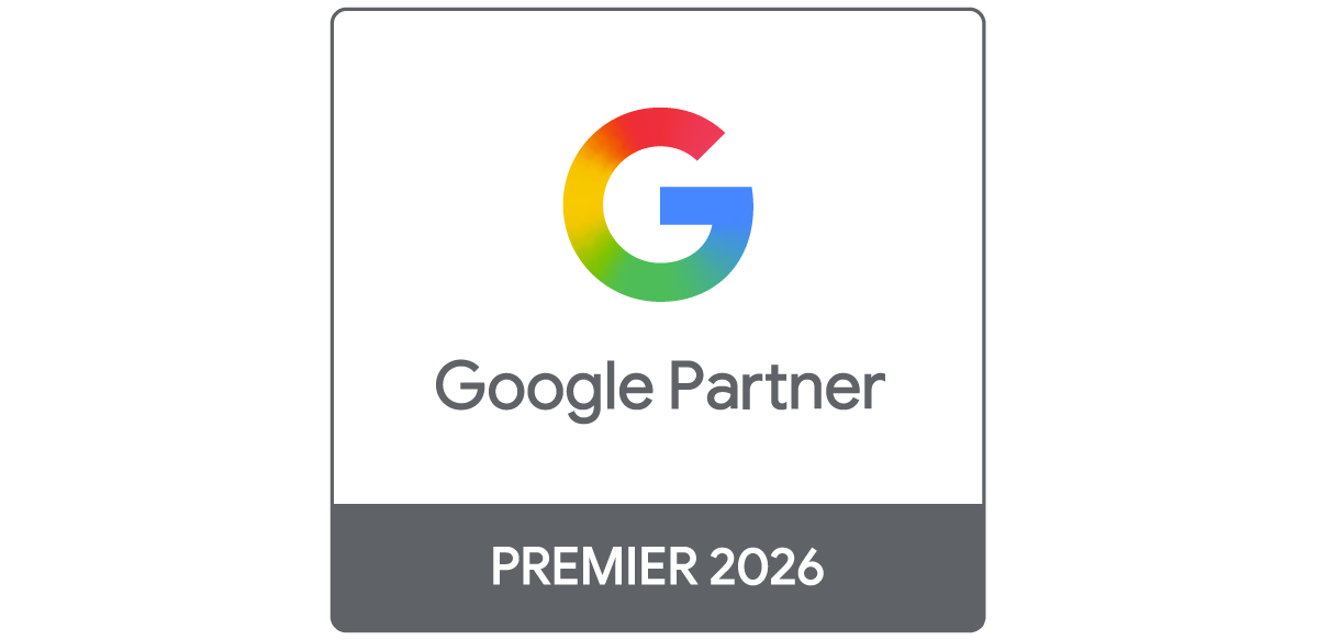 Google Premier Partner -merkki vuodelle 2026.