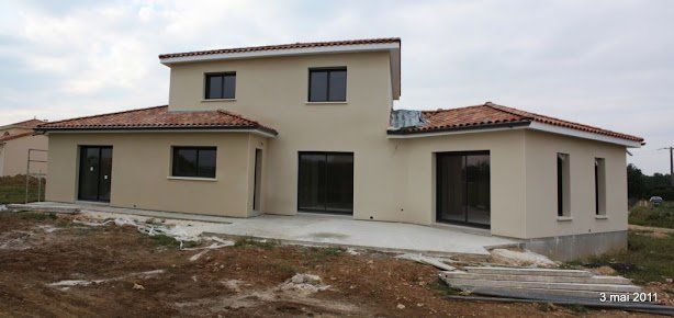 toiture et isolation réalisées sur une maison neuve