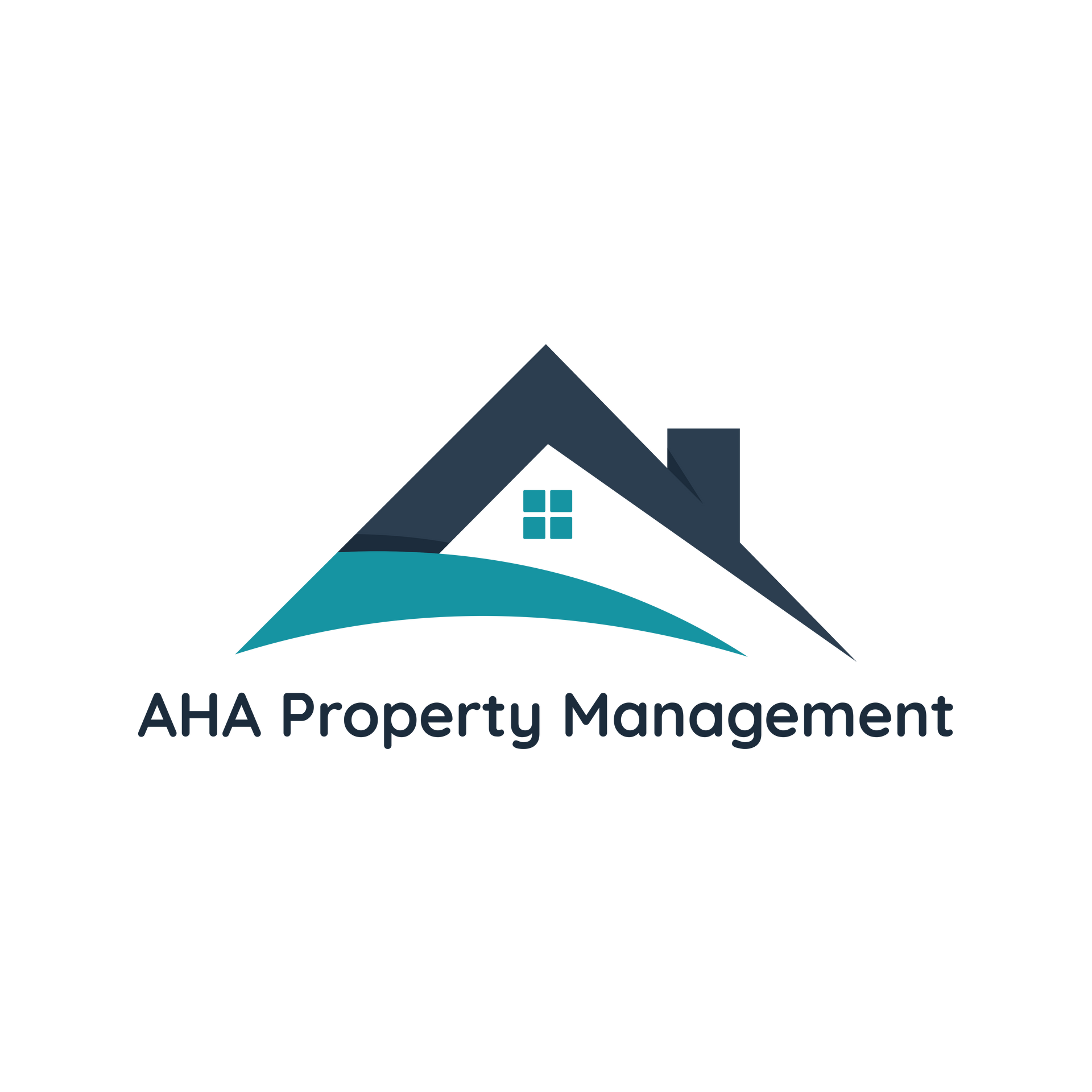 The Aha Moments Property Management Logo.