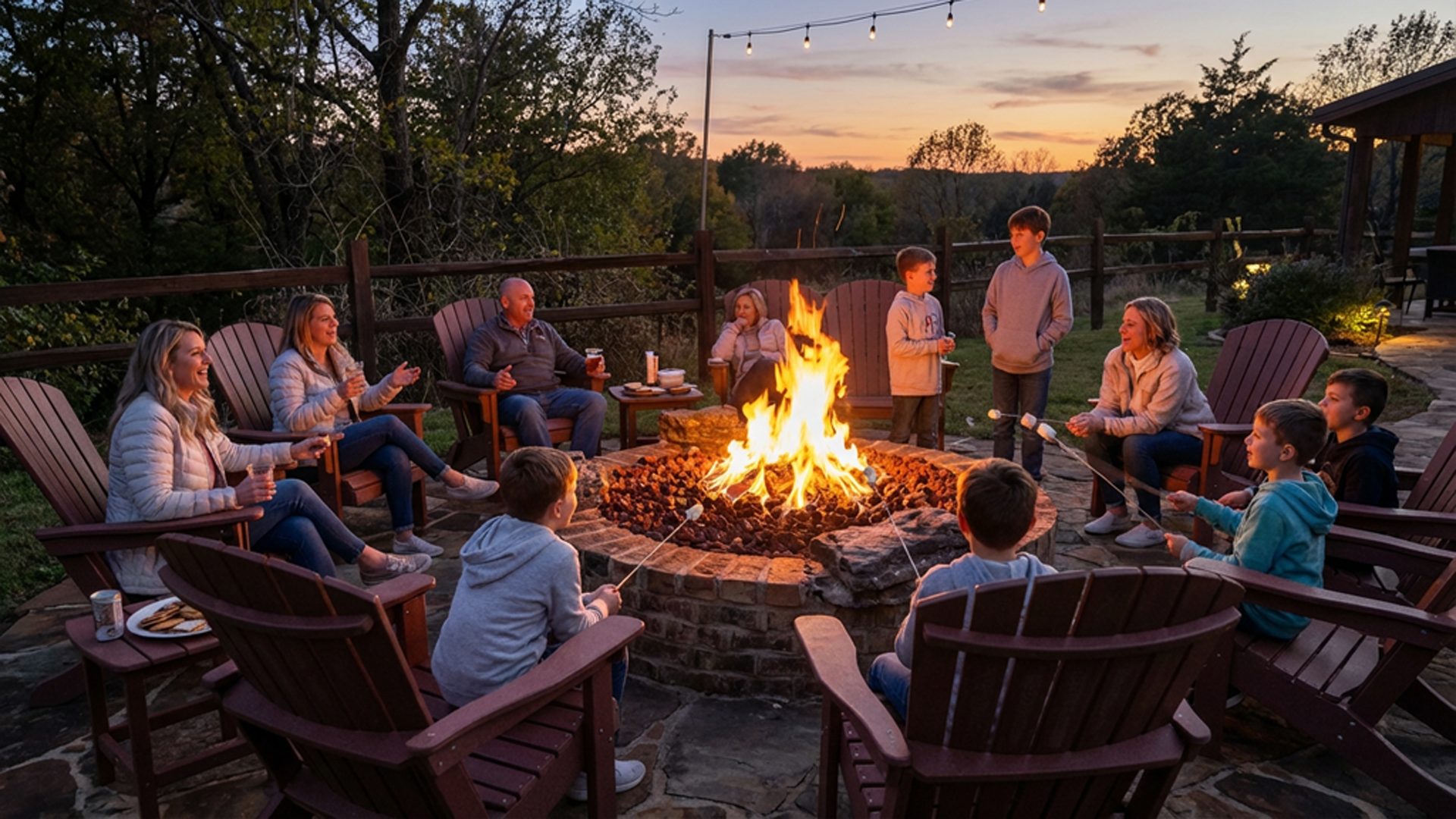 Bradford Lodge exterior — large group vacation rental sleeping 20 guests near Branson, Missouri