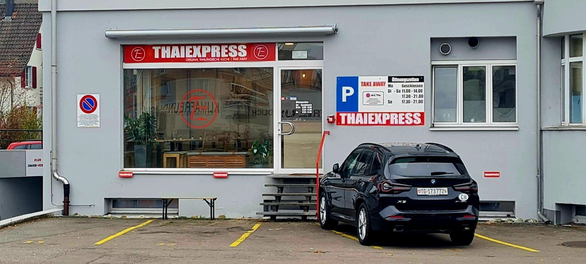 Eingang von thaiexpress Frauenfeld Lopradit