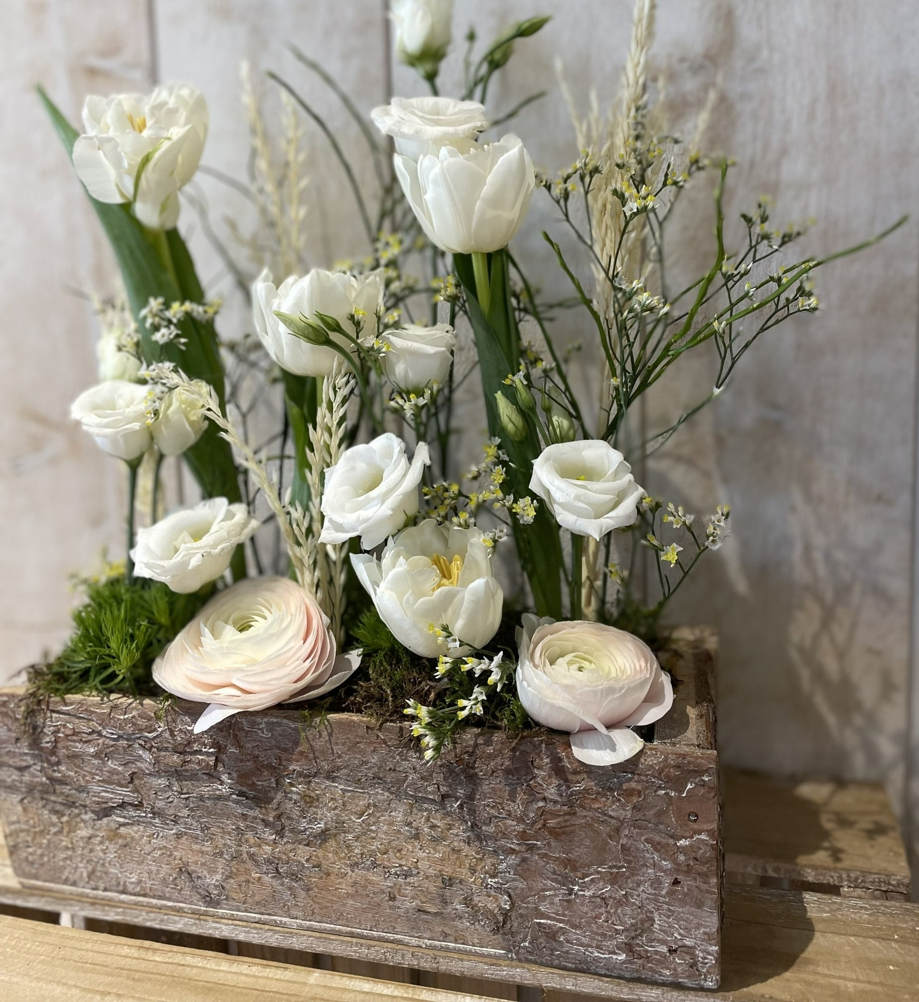 Fleurs blanches bouquet