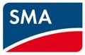 SMA-Logo in Blau und Rot mit weissen Buchstaben