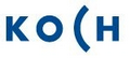 Blaues KOCH-Logo mit einem stilisierten „C“ und Klammern um die Buchstaben.