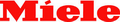 Miele-Logo in fetten roten Buchstaben auf weissem Hintergrund