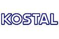 Blaues „KOSTAL“-Logo auf weissem Hintergrund