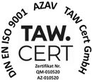 Logo Zertifikat TAW Cert HmbH