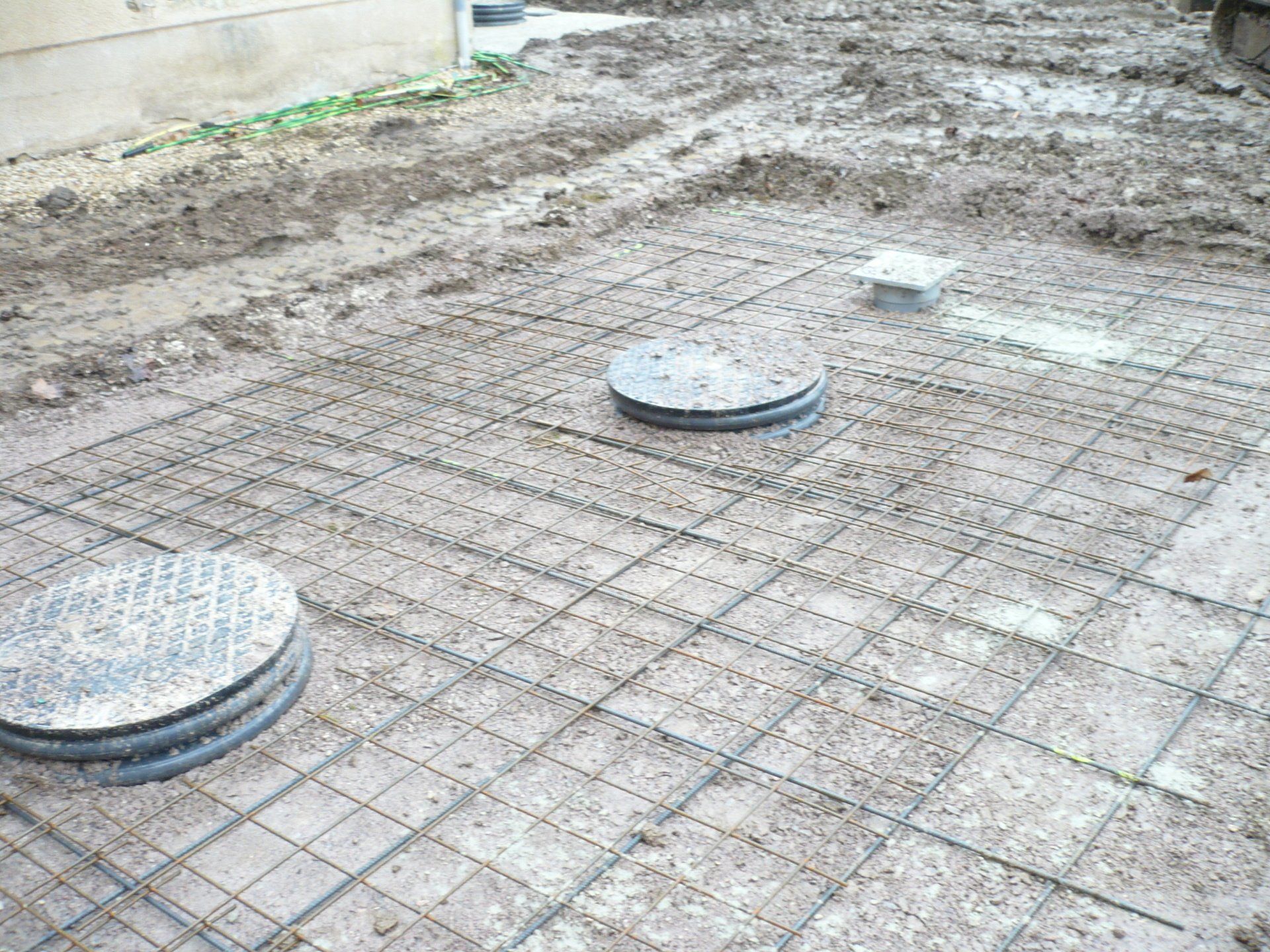 Assainissement sous grillage