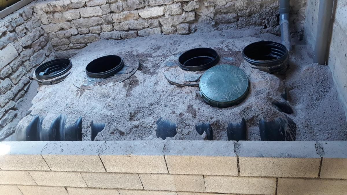 Installation de fosses d'assainissement