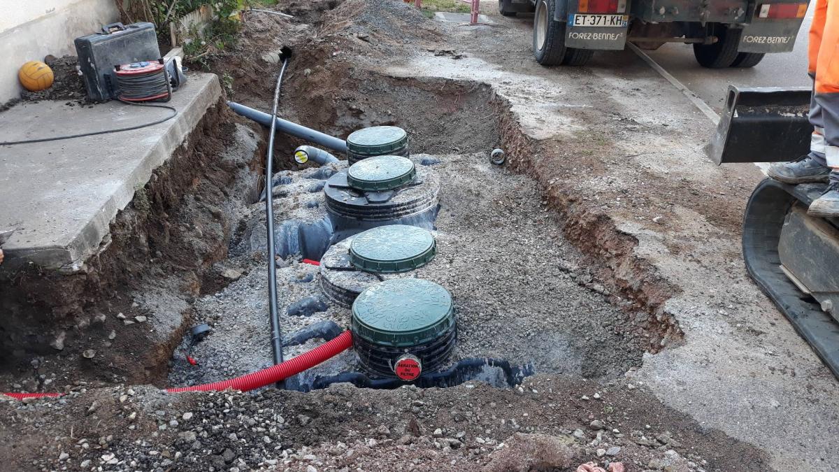 Système d'assainissement enterré