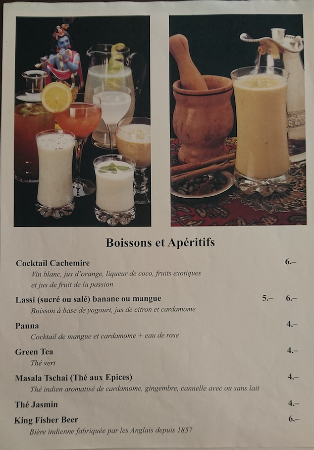 Boissons et apéritifs Boissons et apéritifs