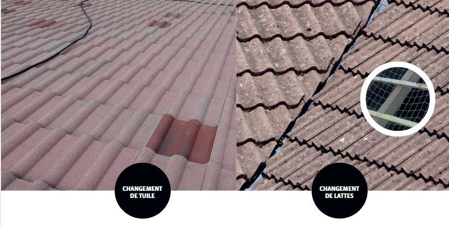 Changement de tuiles