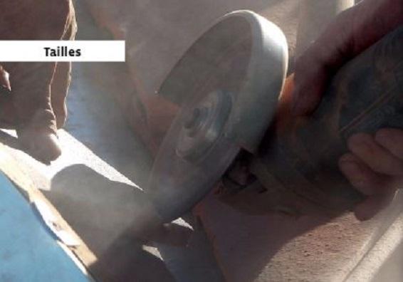 Taille tuiles