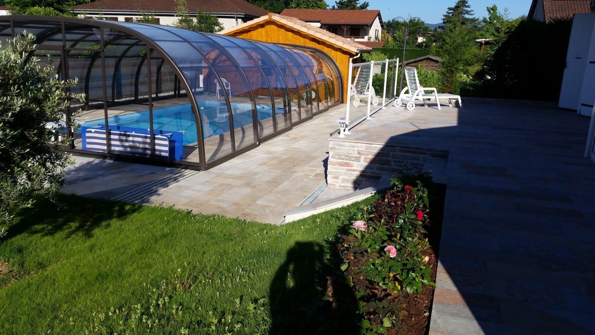 Création paysagère : dallage, parement