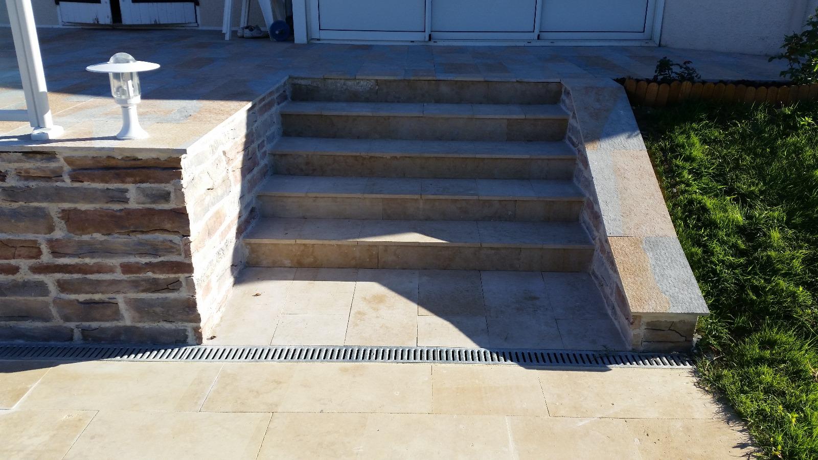 Petite maçonnerie : escalier