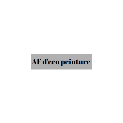 Logo de AF d'eco peinture