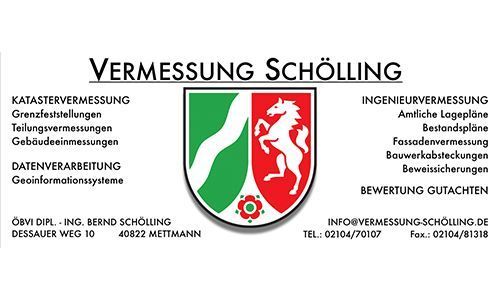 Kontakt zum vermessungsbüro Schölling
