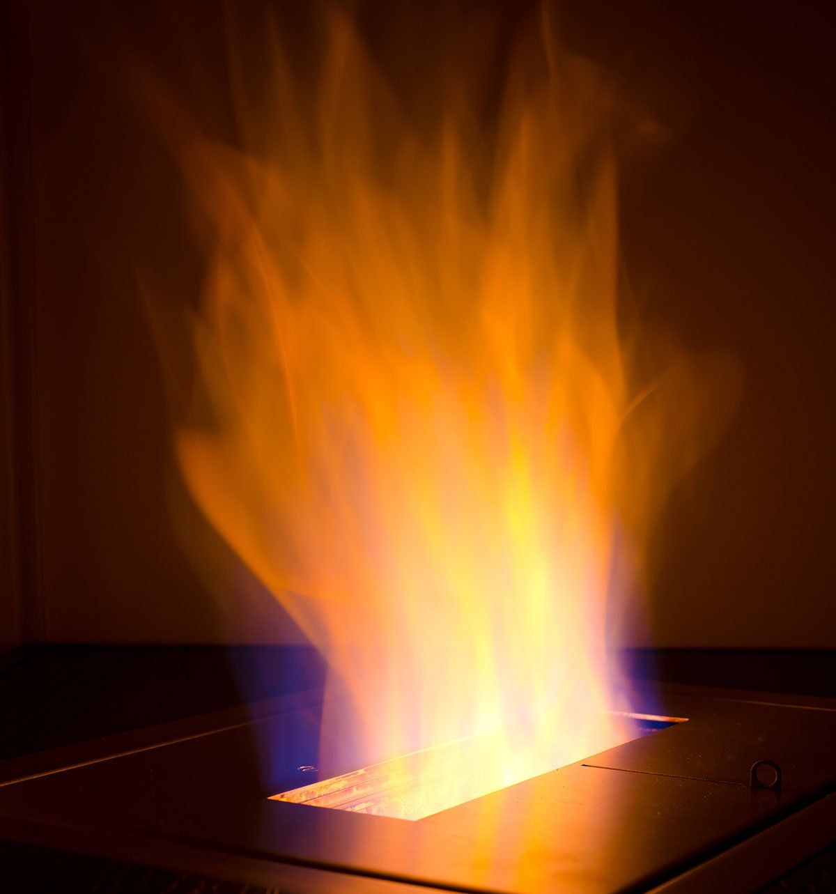 Flamme au bioéthanol.