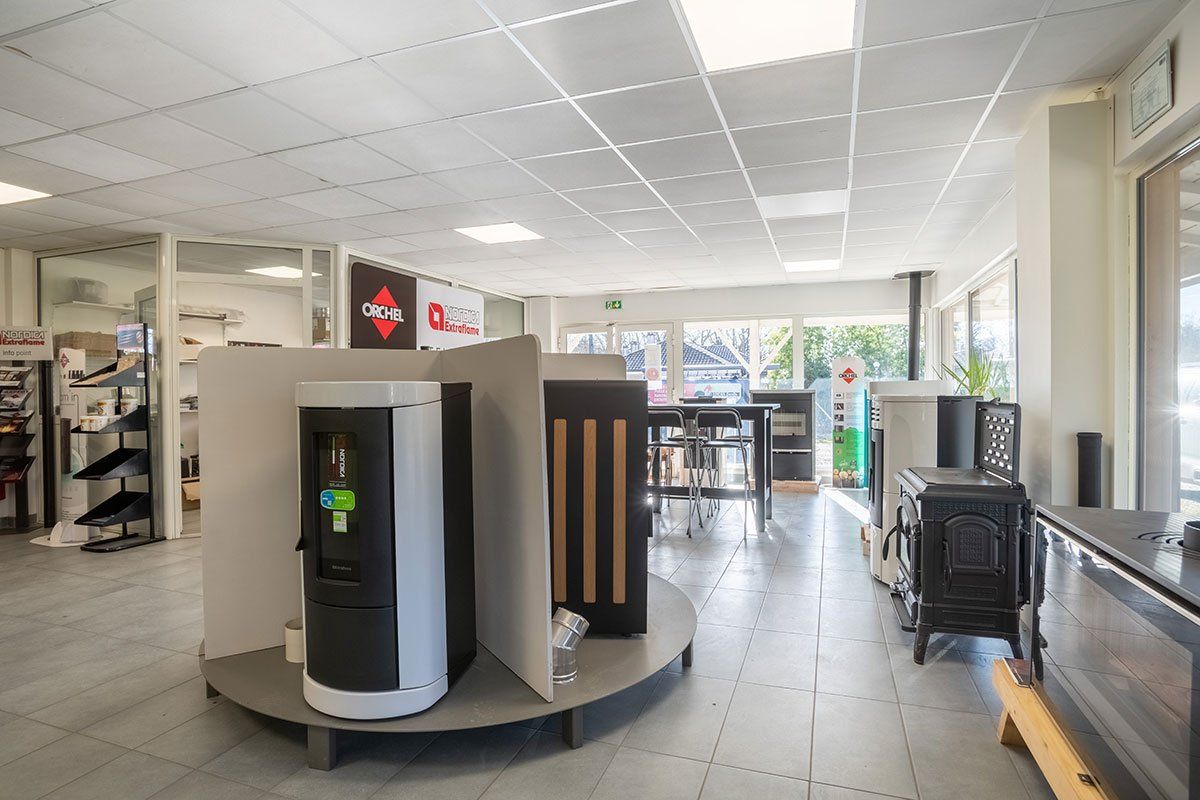 Showroom de poêles à bois