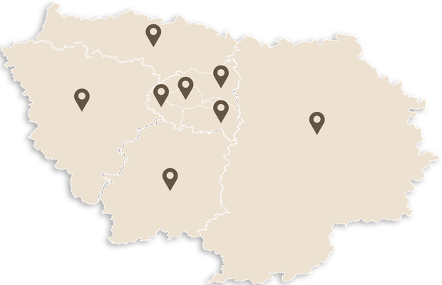 Carte de l'Île-de-France