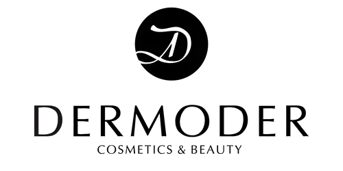 Logotipo de Dermoder Cosmetics & Beauty. Una