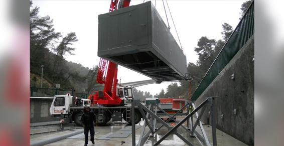 Intervention sur conteneur