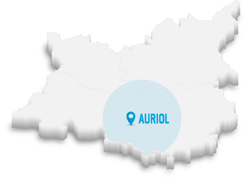 Carte stylisée de la région PACA