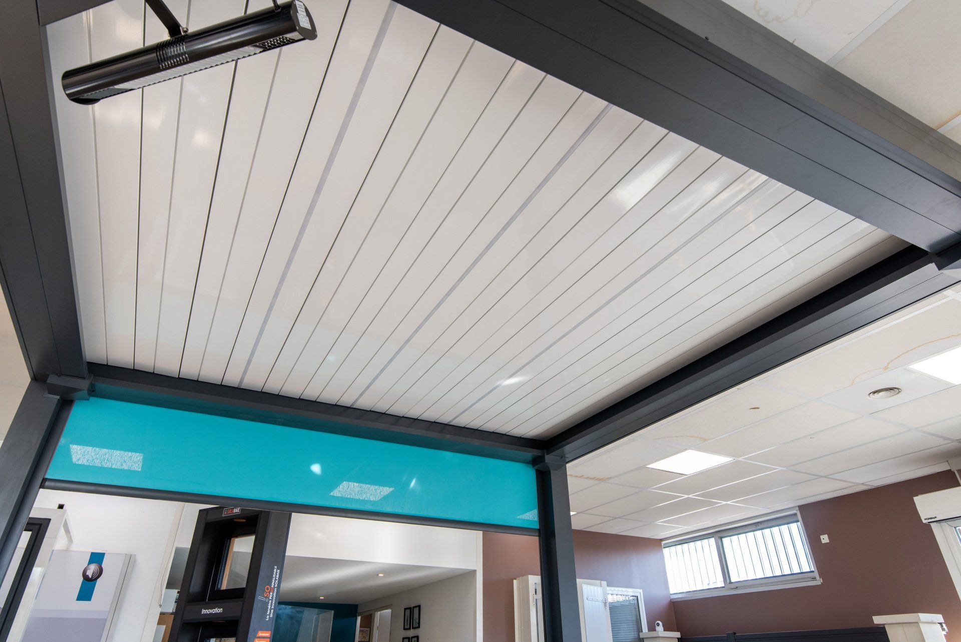 Plafond de la pergola