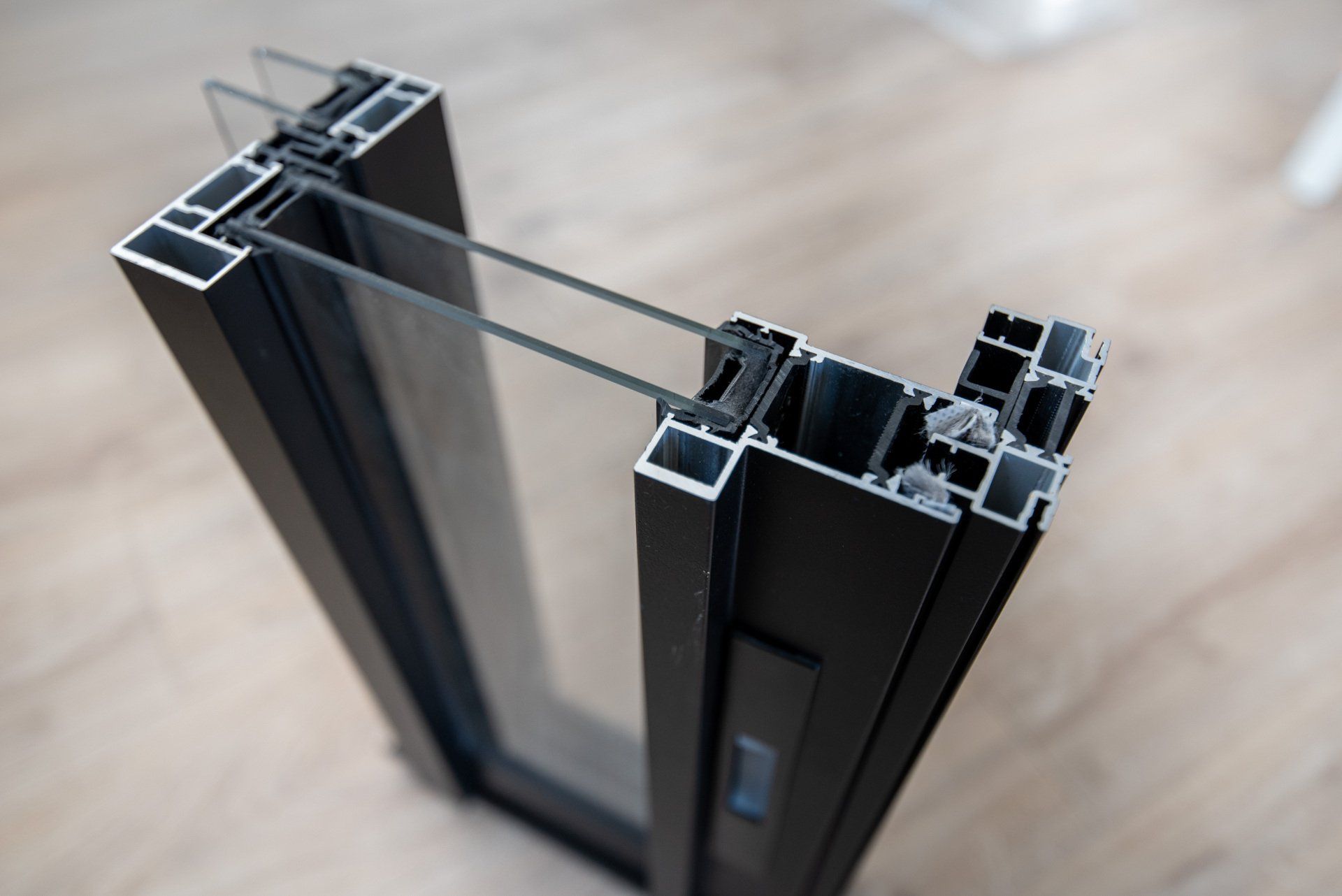 Échantillons, coupe de fenêtre noire