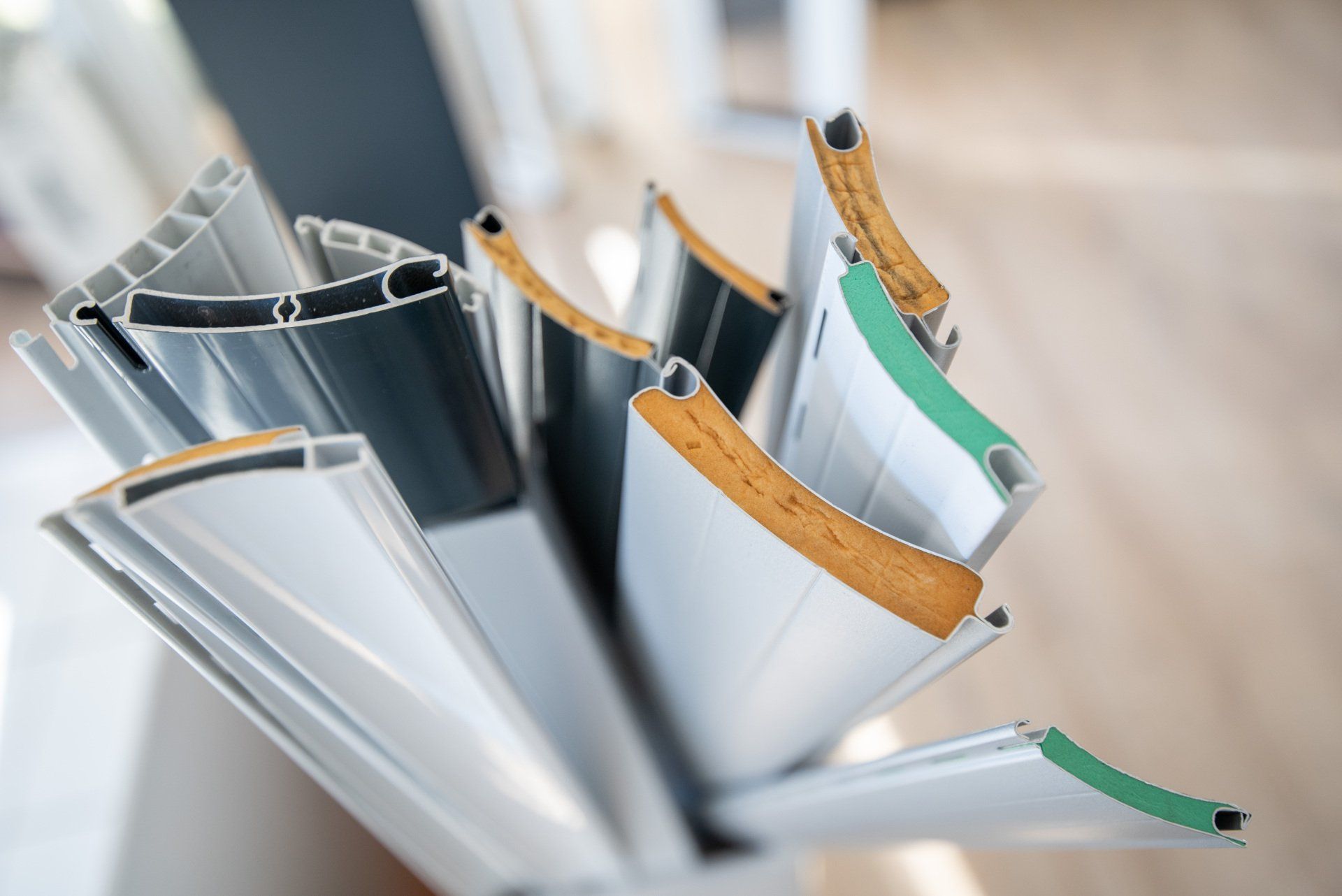 Échantillons de matériaux