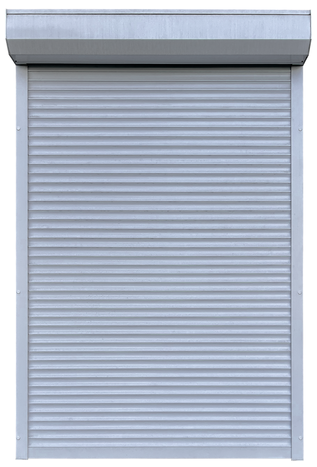 Volets roulants fermés.