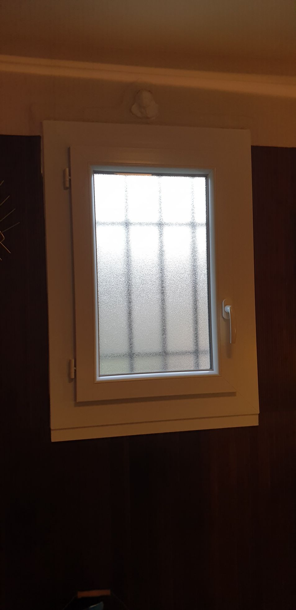 Chassis PVC vitrage granité