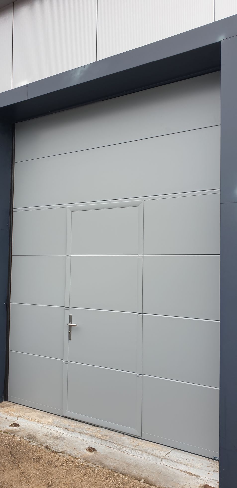 Rideau galvanisé lames pleines