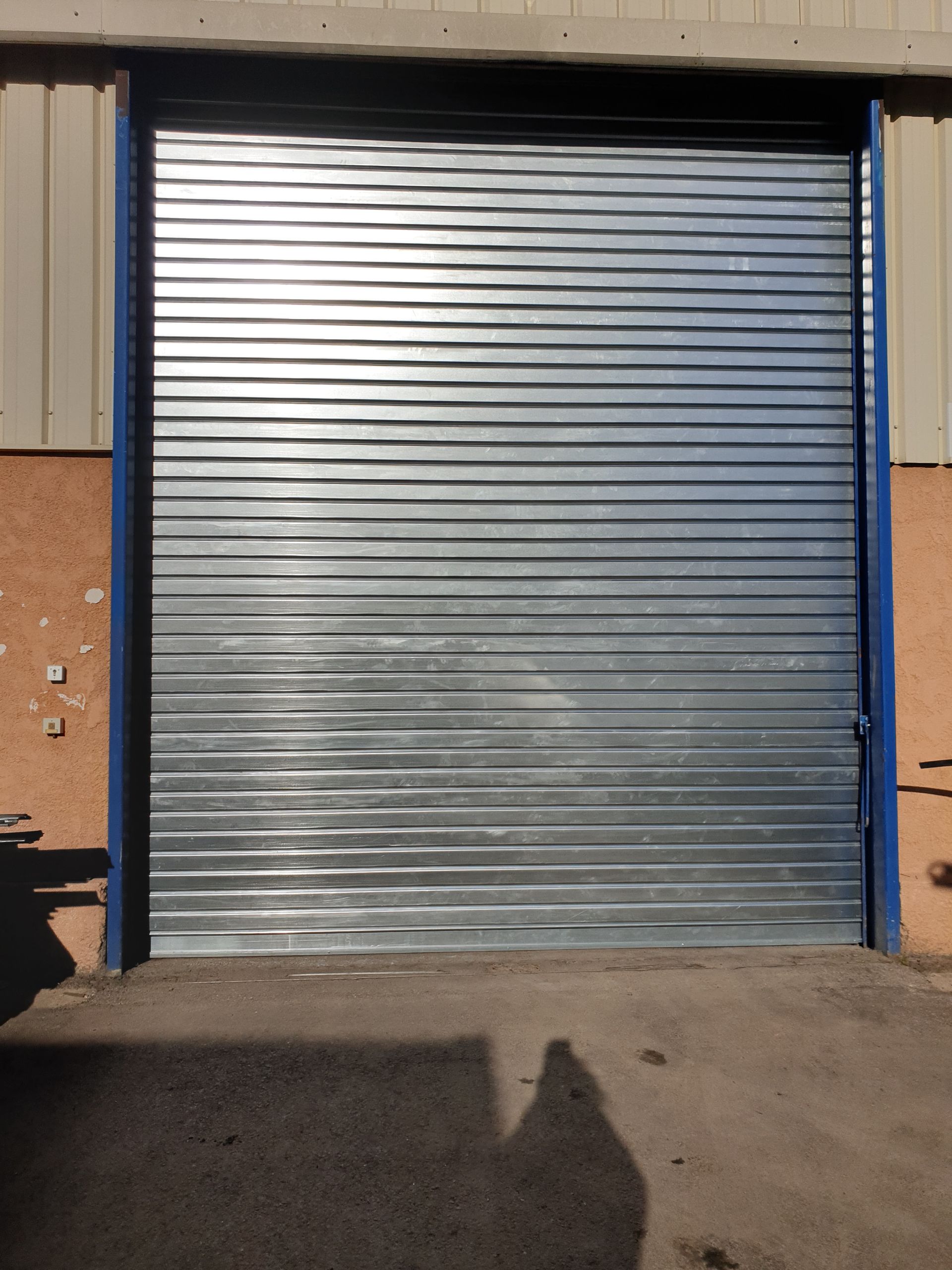 Rideau métallique galvanisé