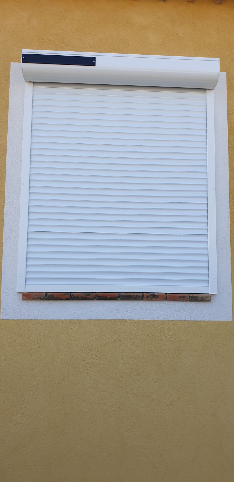 Volet roulant aluminium blanc