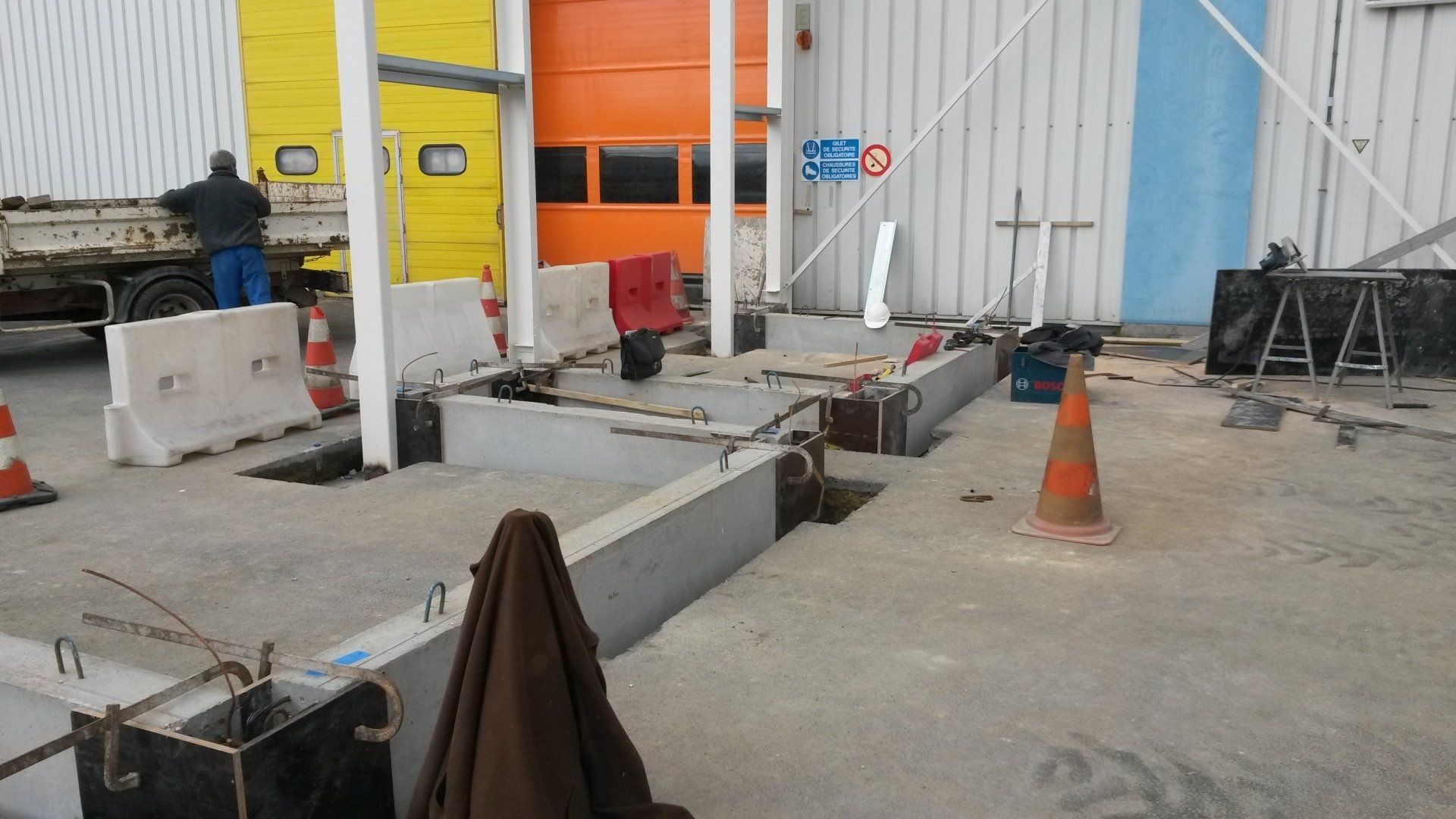 Travaux de maçonnerie