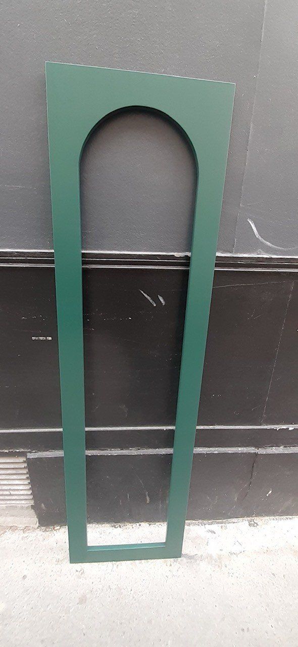 Encadrement porte verte