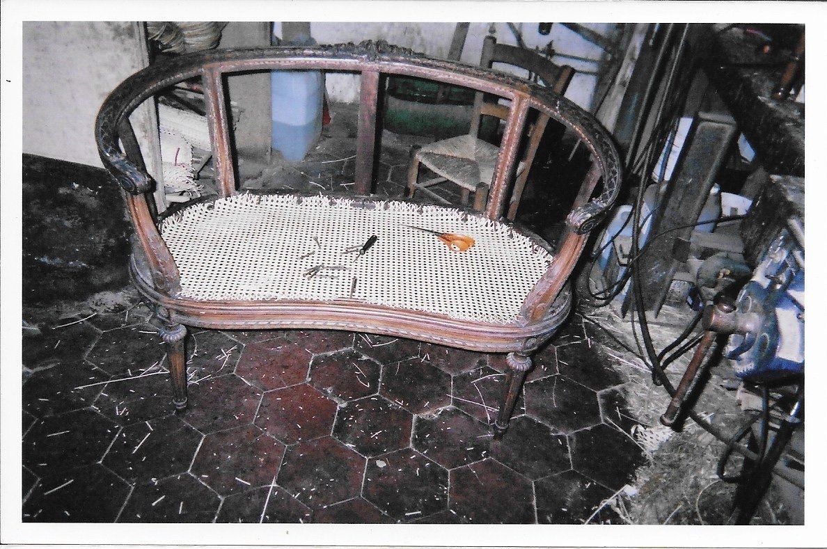 Cannage banquette avant