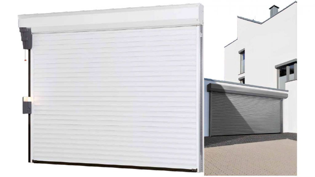 Montage photo porte enroulable