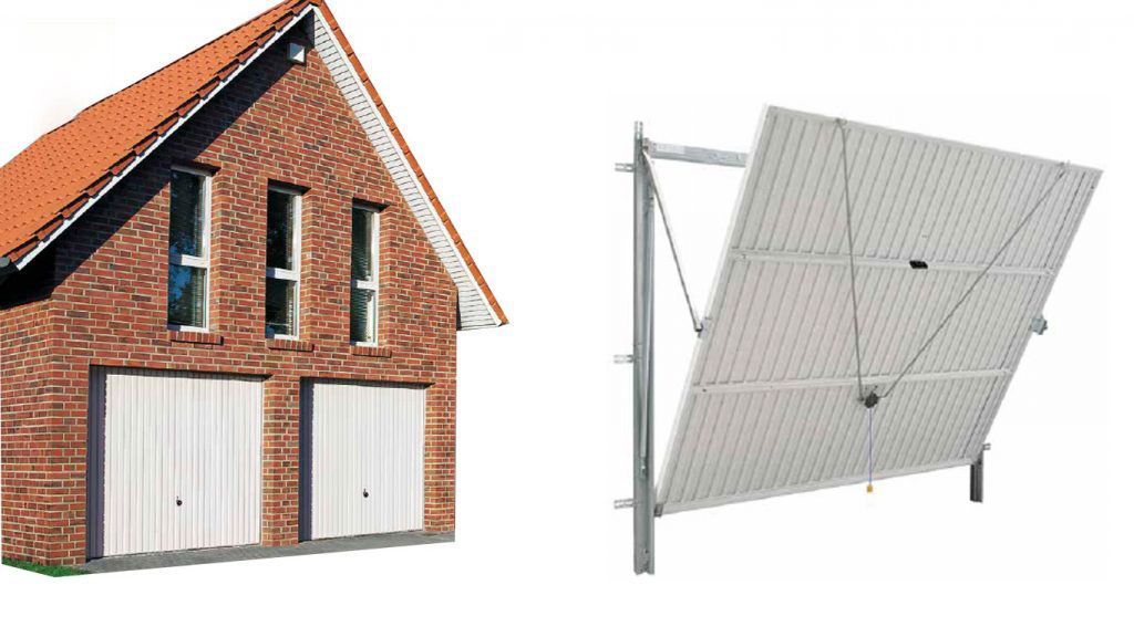 Montage photo porte basculante