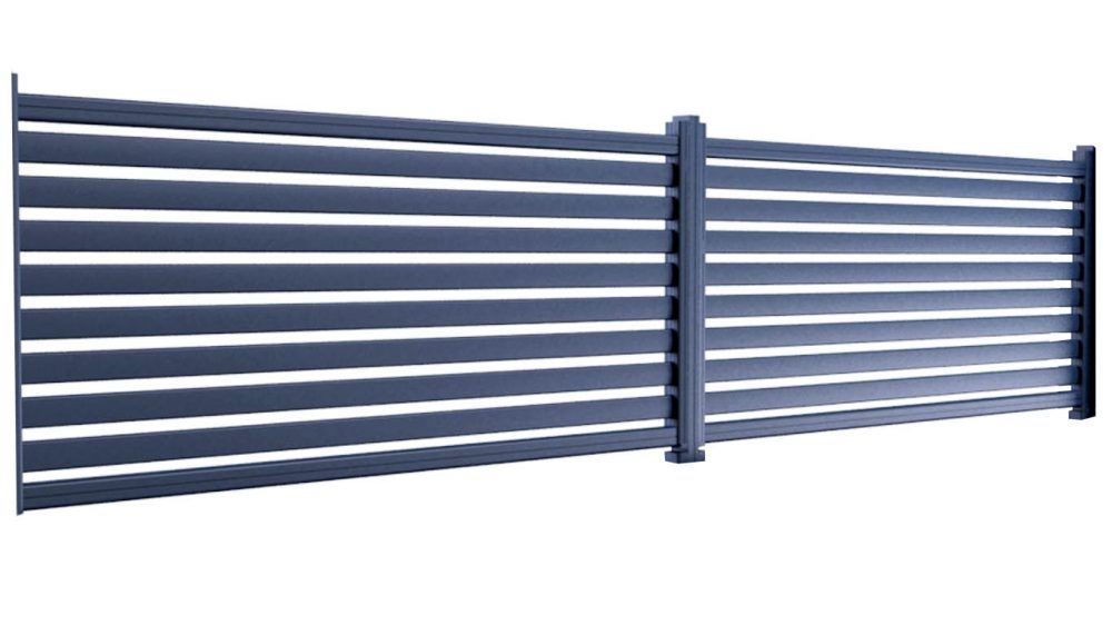 Clôture alu classique